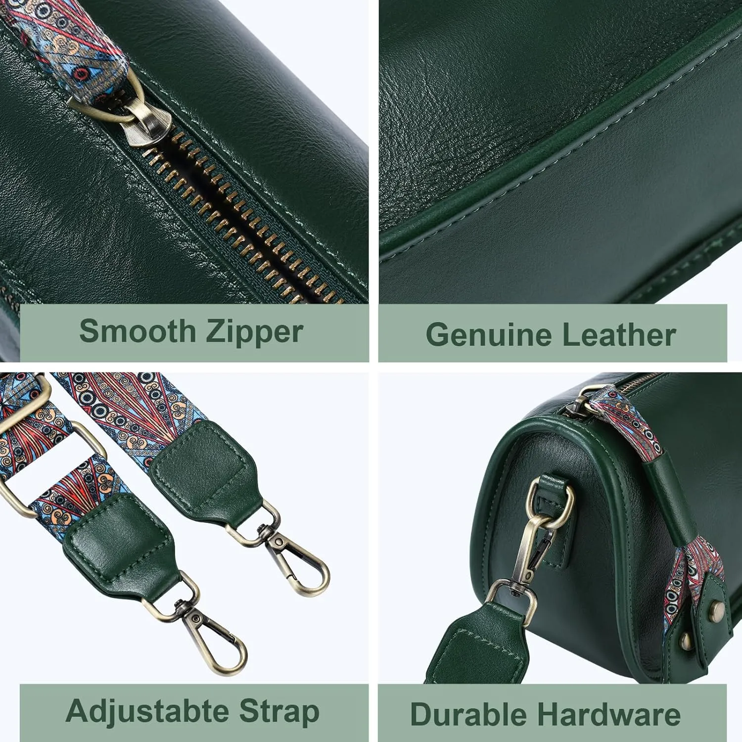 Yonami Genuine Leather Crossbody Bags for Women - Crossbody Bags for Women Trendy - leather Small Purses for Women