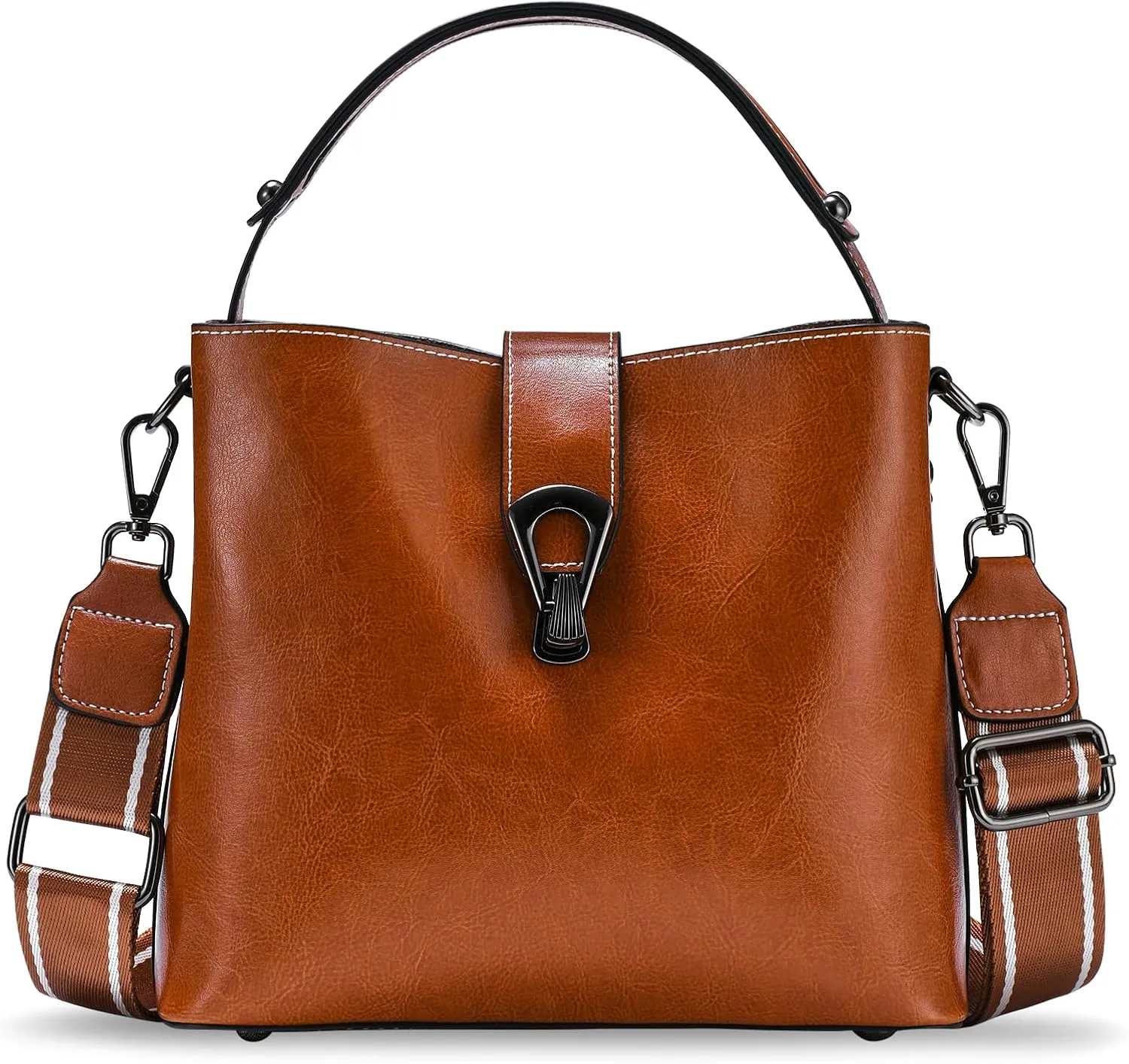 Yonami Genuine Leather Purses - Women's Designer Crossbody Bags – Small Purses for Women, Women's Shoulder Handbags