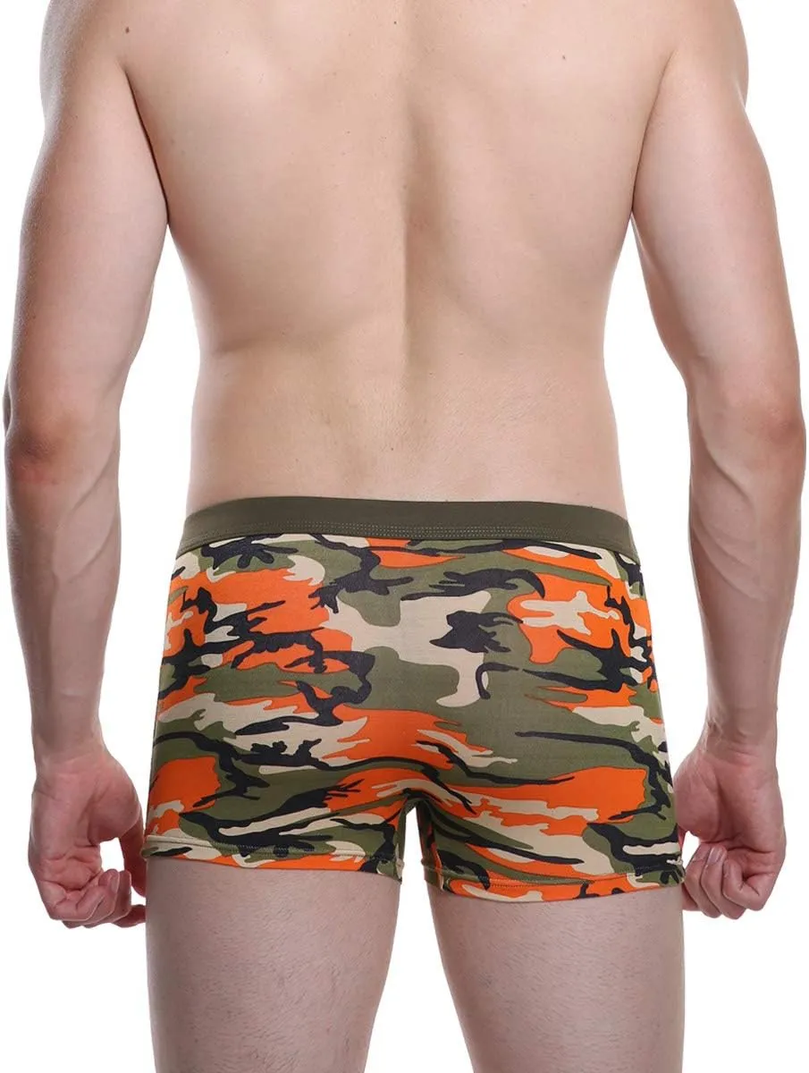 youlehe Men's Underwear Soft Bamboo Viscose Boxer Briefs Stretch Trunks Pack