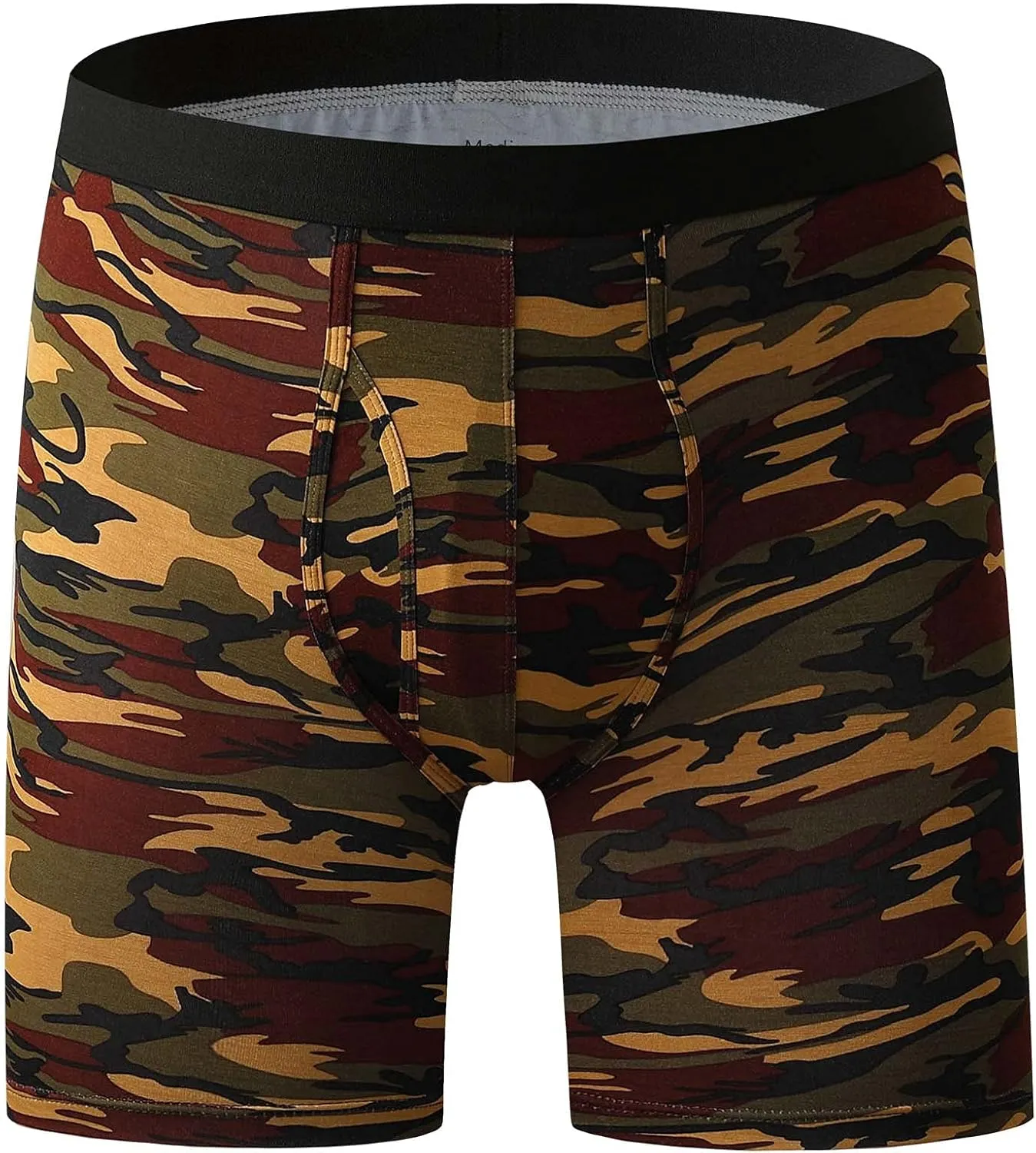 youlehe Men's Underwear Soft Bamboo Viscose Boxer Briefs Stretch Trunks Pack