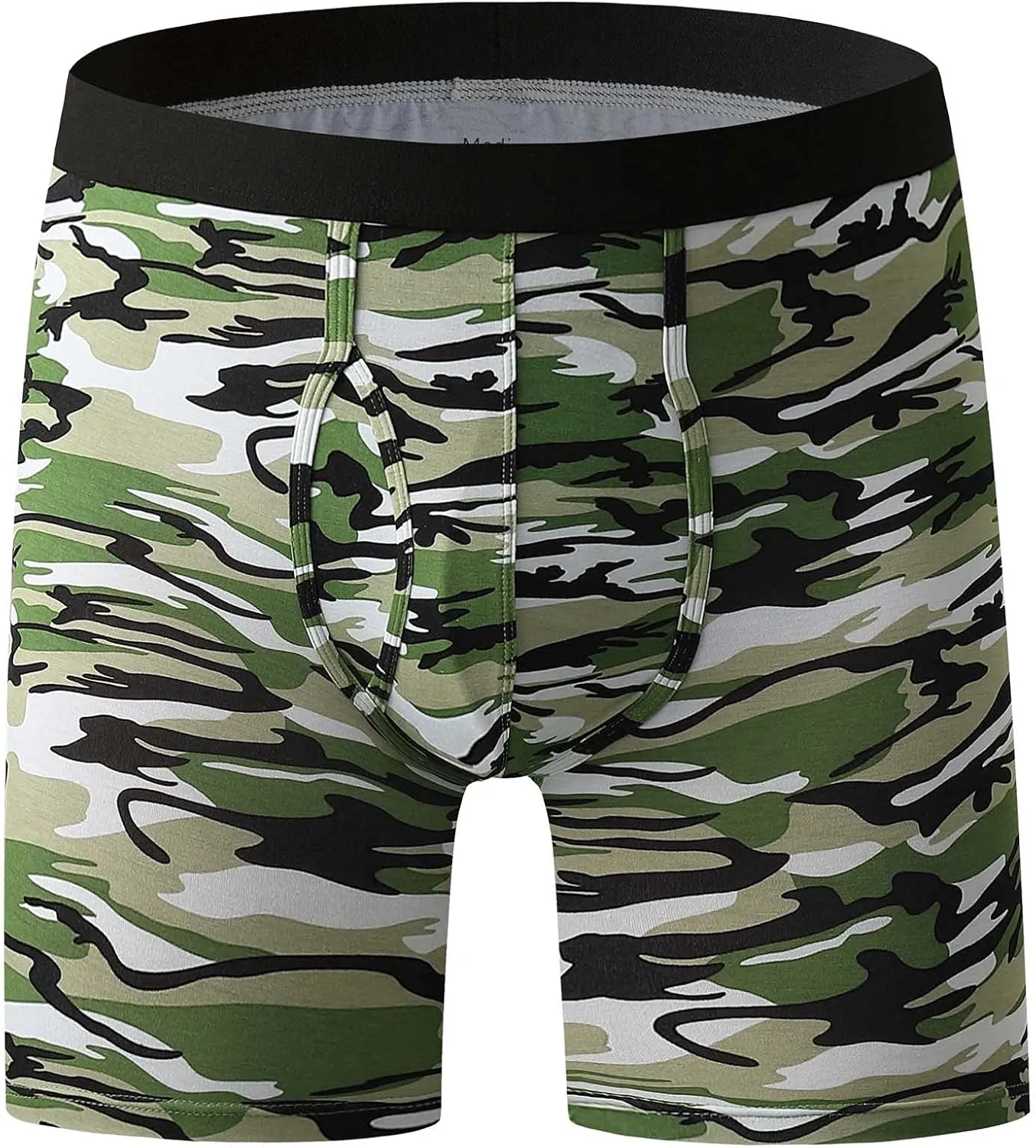 youlehe Men's Underwear Soft Bamboo Viscose Boxer Briefs Stretch Trunks Pack