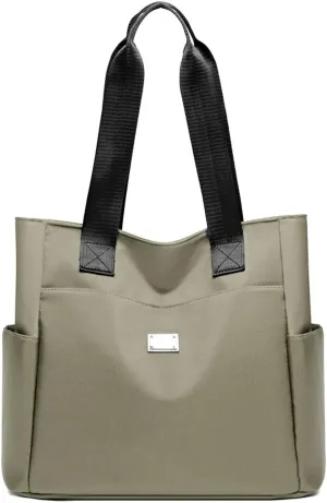 Zcjeaneviln Bag Waterproof, Large Capacity Water Repellent Multi Pocket Oxford Cloth Shoulder Bag, for Commuting, Travel