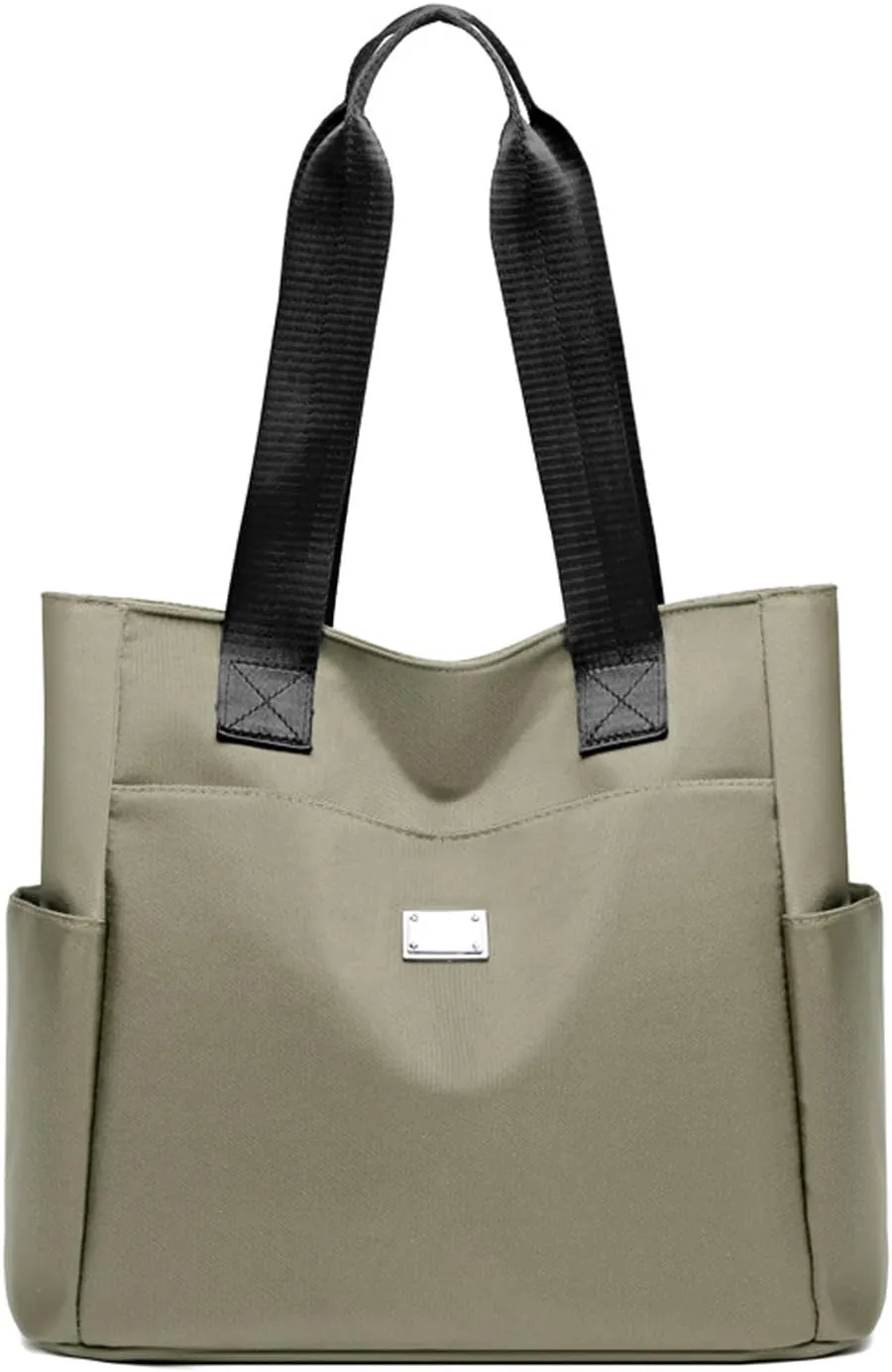 Zcjeaneviln Bag Waterproof, Large Capacity Water Repellent Multi Pocket Oxford Cloth Shoulder Bag, for Commuting, Travel